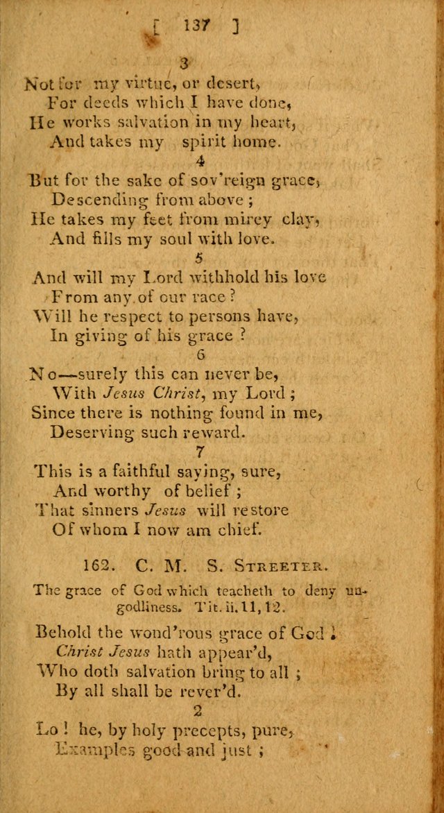 Hymns: composed by different authors, by order of the General Convention of Universalists of the New-England States and Others. Adapted to public and private devotion page 137
