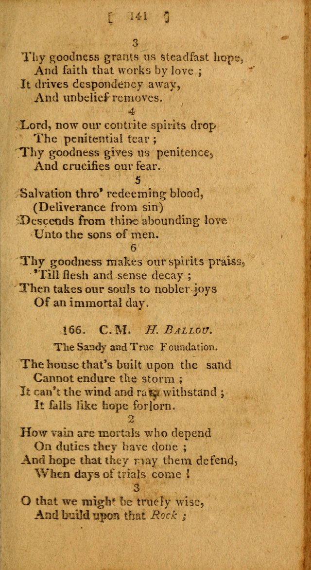 Hymns: composed by different authors, by order of the General Convention of Universalists of the New-England States and Others. Adapted to public and private devotion page 141