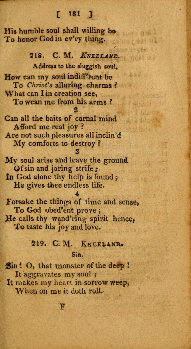 Hymns: composed by different authors, by order of the General Convention of Universalists of the New-England States and Others. Adapted to public and private devotion page 181