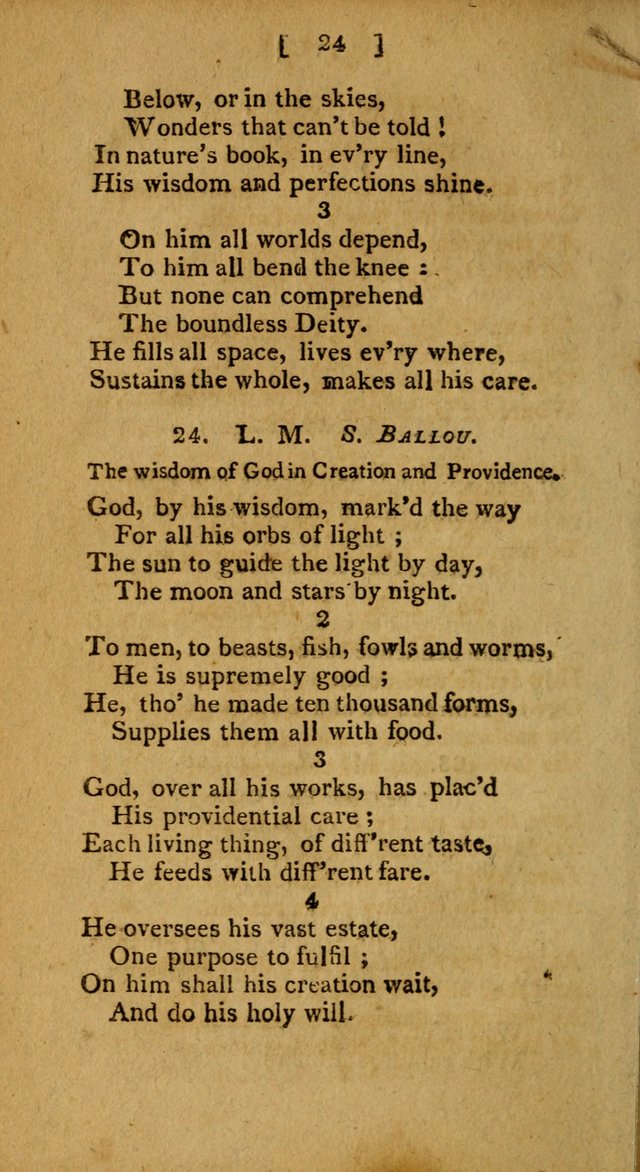 Hymns: composed by different authors, by order of the General Convention of Universalists of the New-England States and Others. Adapted to public and private devotion page 24