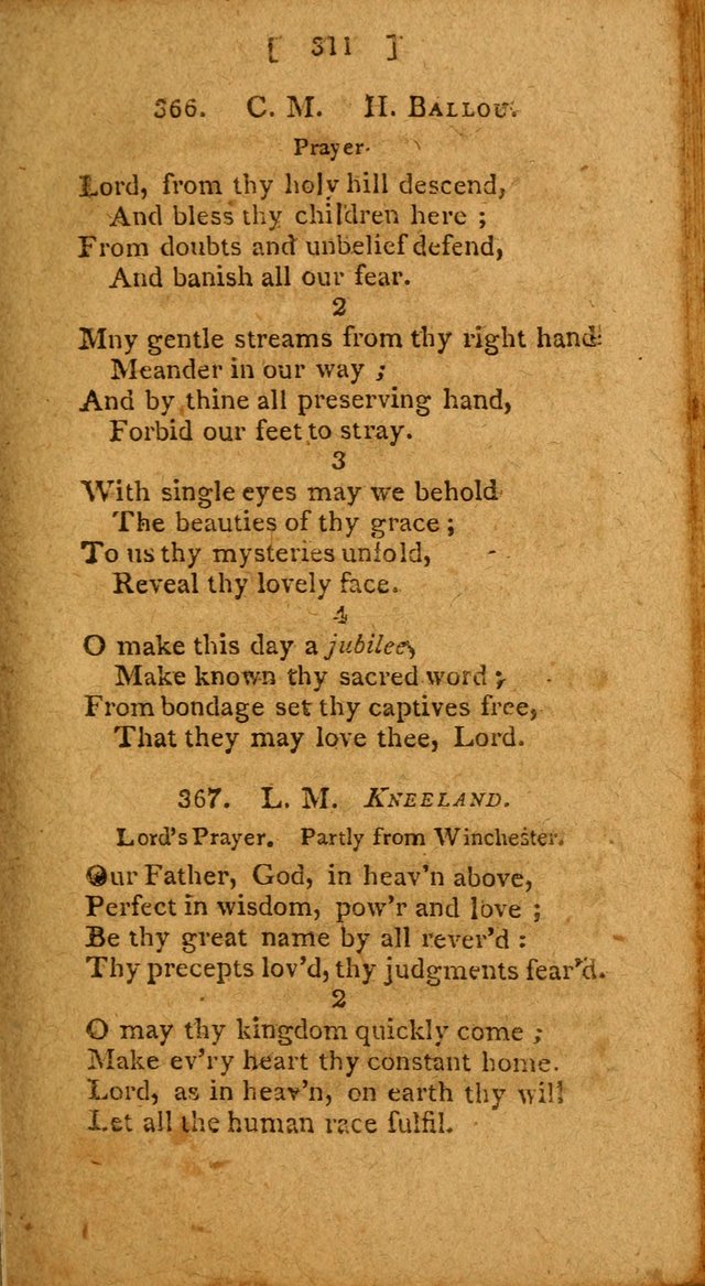 Hymns: composed by different authors, by order of the General Convention of Universalists of the New-England States and Others. Adapted to public and private devotion page 311
