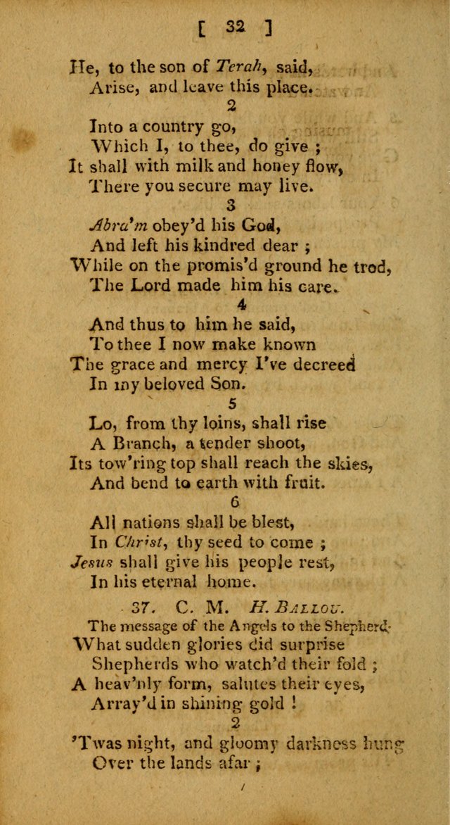 Hymns: composed by different authors, by order of the General Convention of Universalists of the New-England States and Others. Adapted to public and private devotion page 32