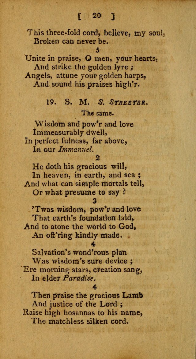 Hymns, Composed by Different Authors, at the Request of the General        Convention of Universalists. 2nd ed. page 20