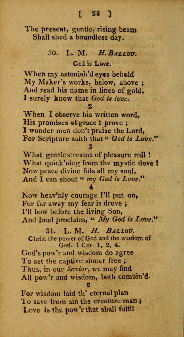 Hymns, Composed by Different Authors, at the Request of the General        Convention of Universalists. 2nd ed. page 28