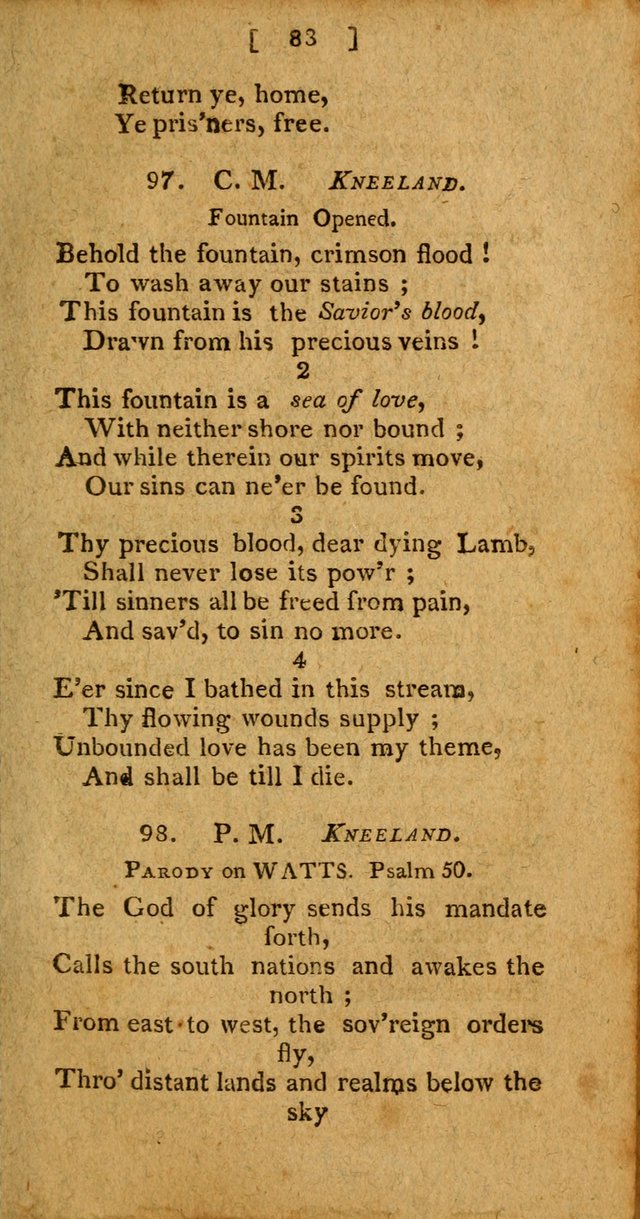 Hymns, Composed by Different Authors, at the Request of the General        Convention of Universalists. 2nd ed. page 83