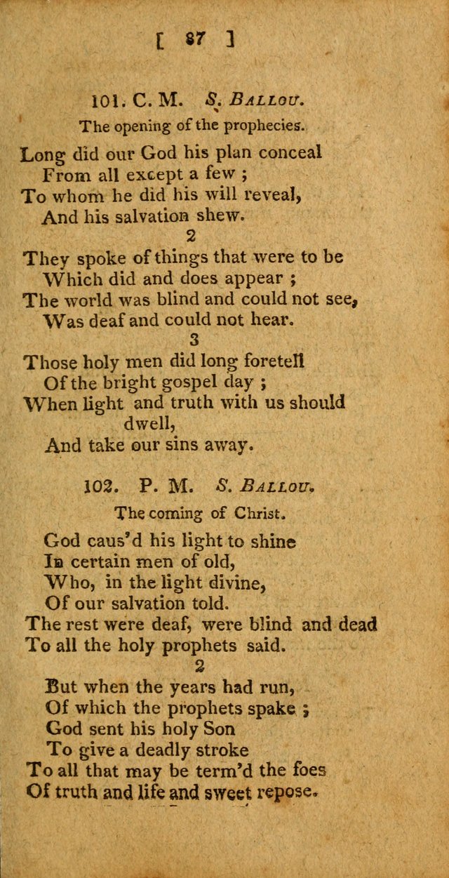 Hymns, Composed by Different Authors, at the Request of the General        Convention of Universalists. 2nd ed. page 87