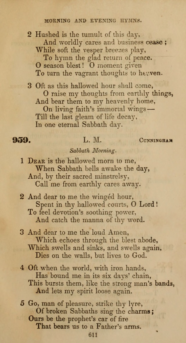 Hymns for Christian Devotion: especially adapted to the Universalist denomination page 601