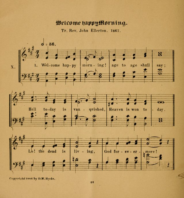 Hymns and Carols for Easter Day: (2nd ed.) page 22