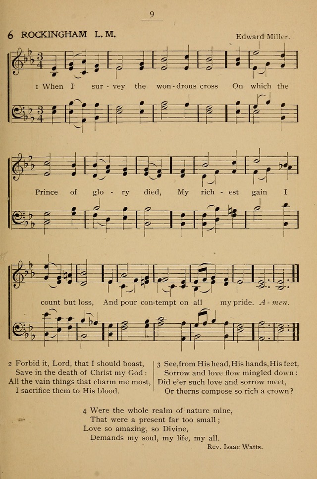 Hymnal: a compilation of familiar hymns for use at meetings where the larger collections are not available. page 12