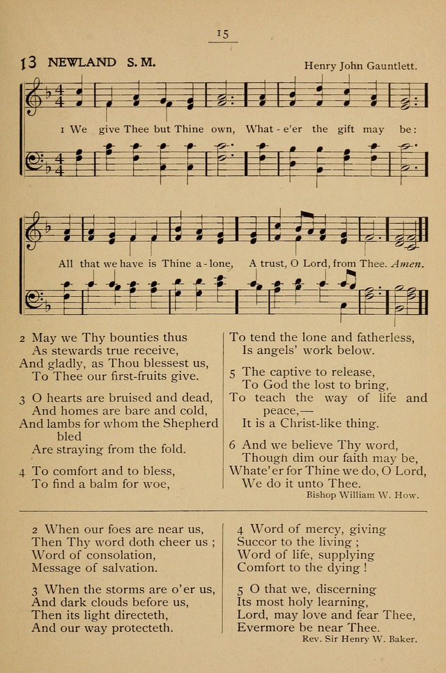 Hymnal: a compilation of familiar hymns for use at meetings where the larger collections are not available. page 18