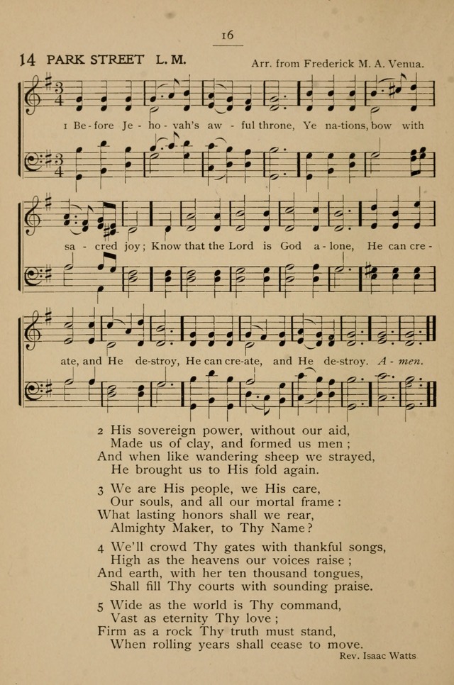 Hymnal: a compilation of familiar hymns for use at meetings where the larger collections are not available. page 19
