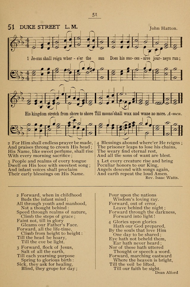 Hymnal: a compilation of familiar hymns for use at meetings where the larger collections are not available. page 54