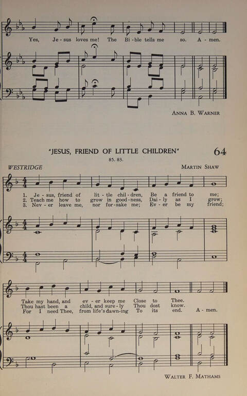 Hymns for Children and Grownups to Use Together page 69