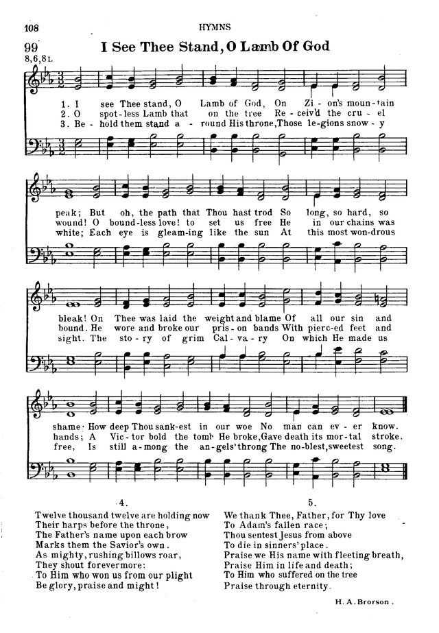 Hymnal for Church and Home page 129