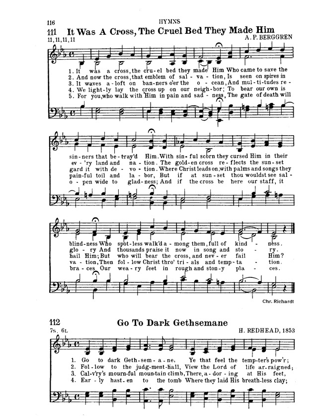 Hymnal for Church and Home page 137