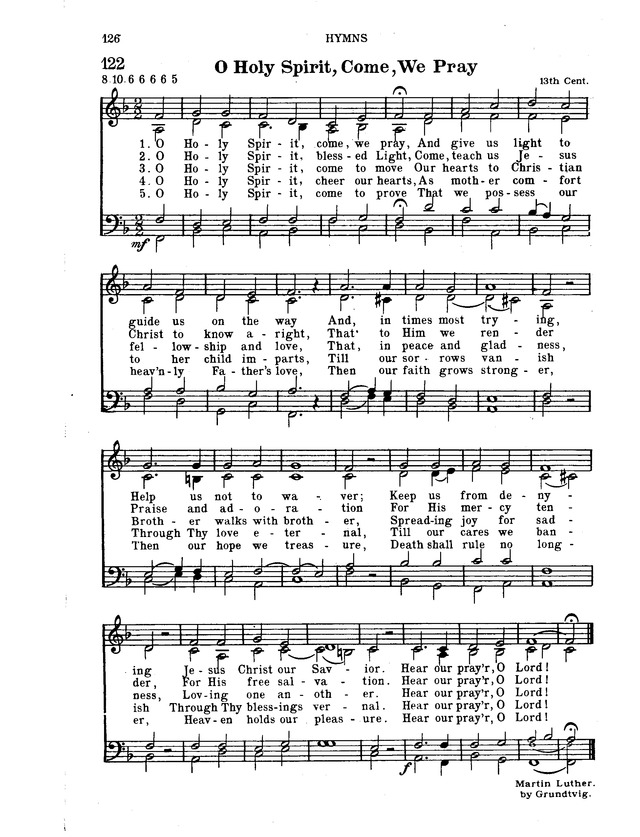 Hymnal for Church and Home page 147