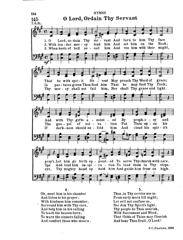 Hymnal for Church and Home page 165