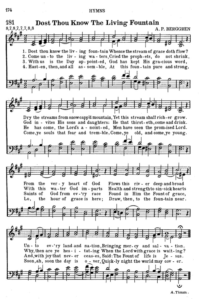 Hymnal for Church and Home page 195