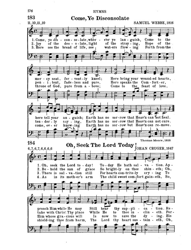 Hymnal for Church and Home page 197