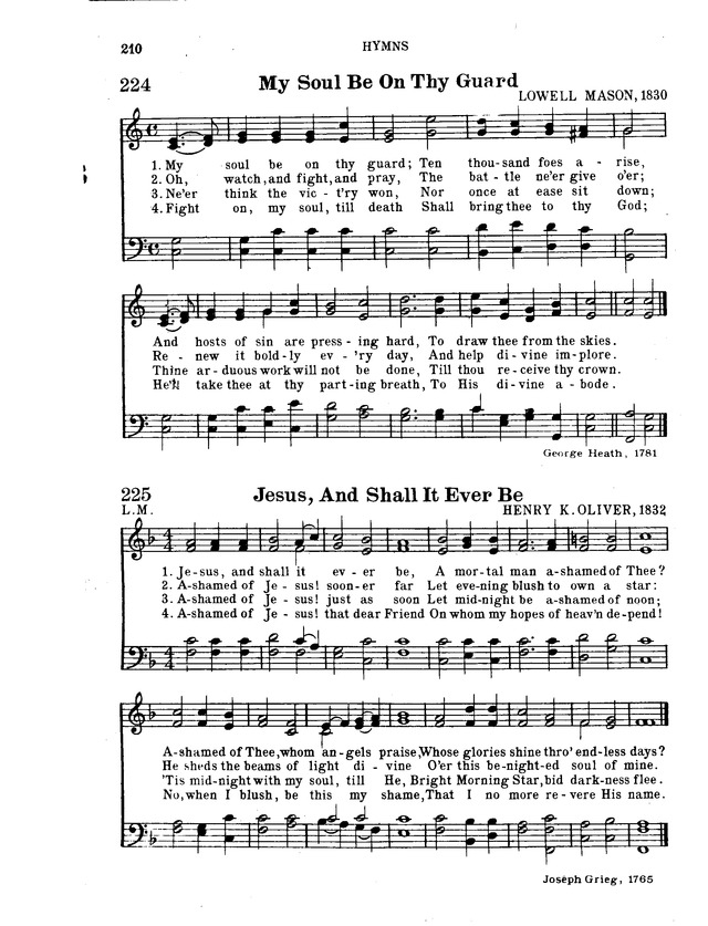 Hymnal for Church and Home page 231