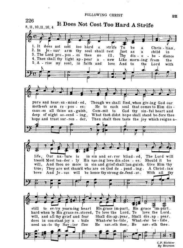 Hymnal for Church and Home page 232
