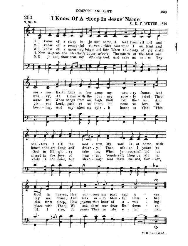 Hymnal for Church and Home page 254