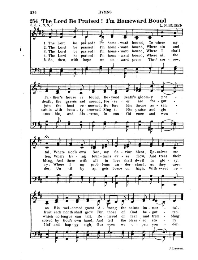 Hymnal for Church and Home page 257