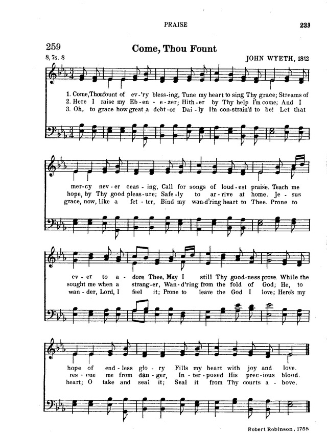 Hymnal for Church and Home page 260