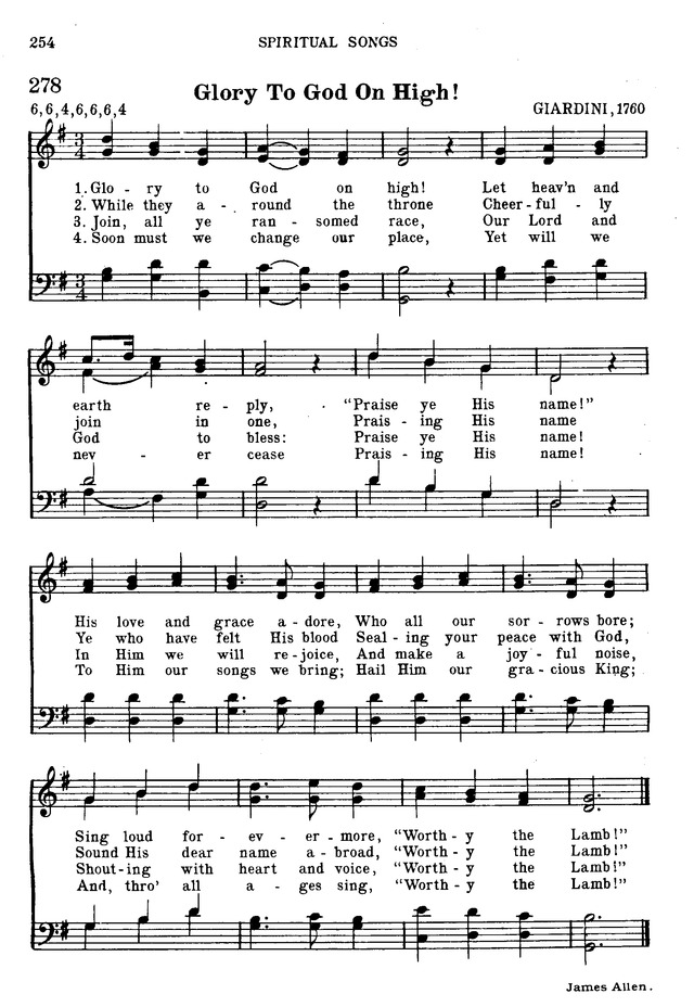 Hymnal for Church and Home page 275