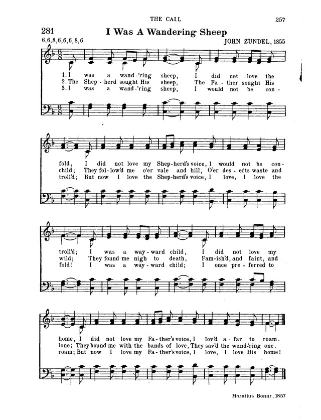 Hymnal for Church and Home page 278