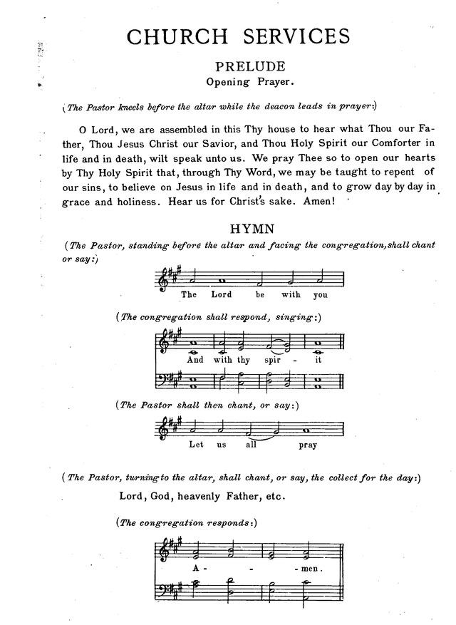 Hymnal for Church and Home page 6