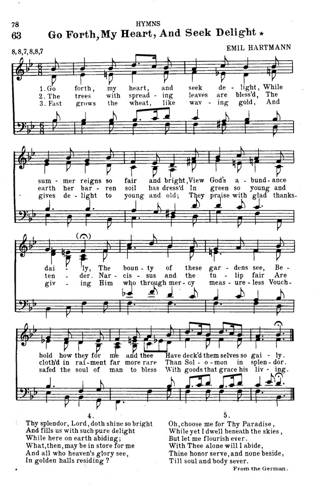 Hymnal for Church and Home page 99