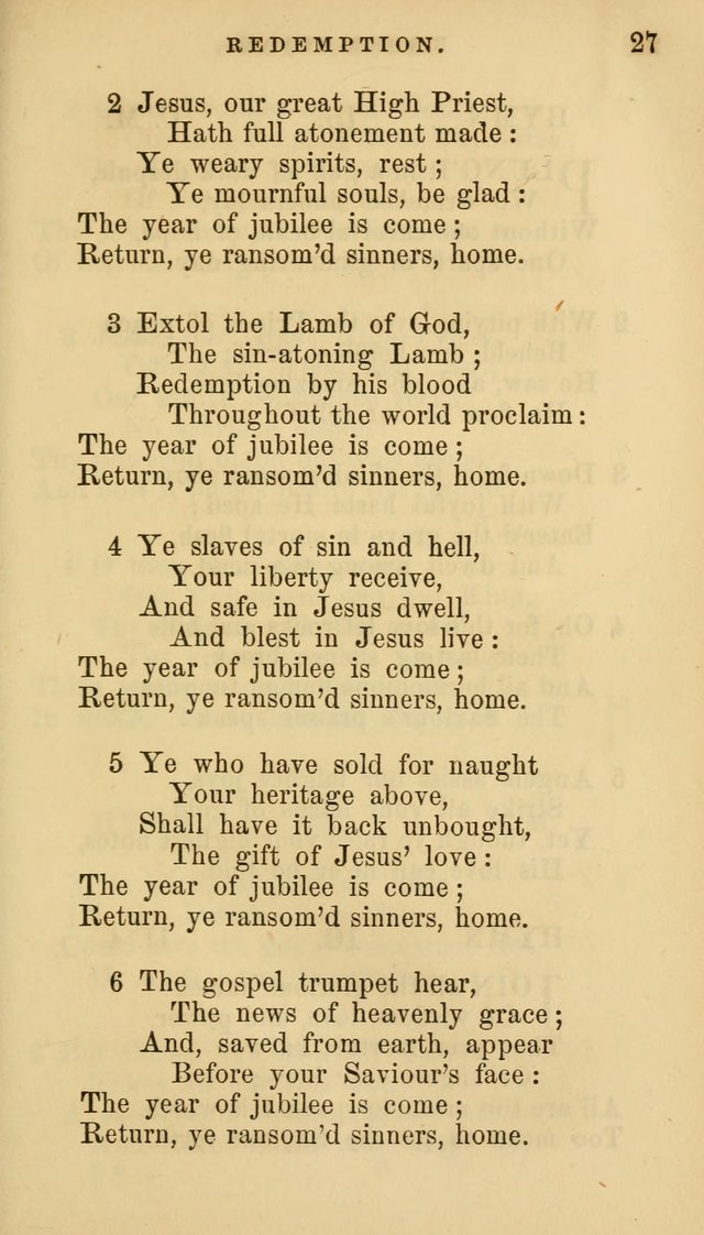 Hymns for Church and Home page 27