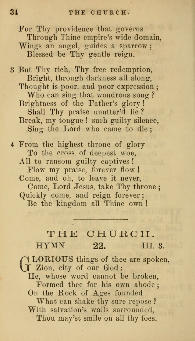 Hymns for Church and Home page 34