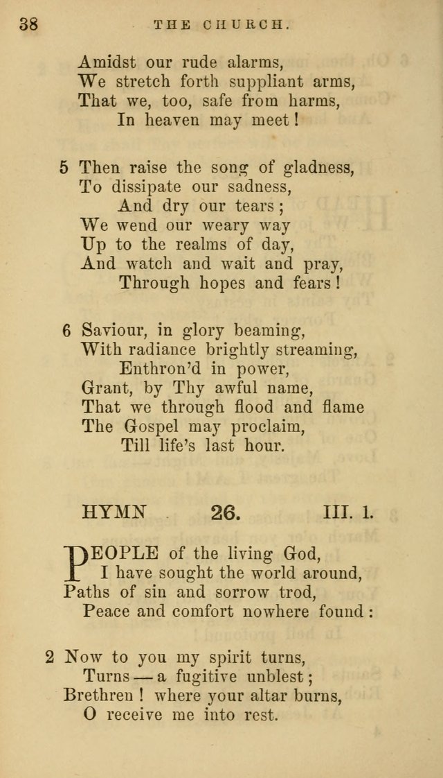 Hymns for Church and Home page 38