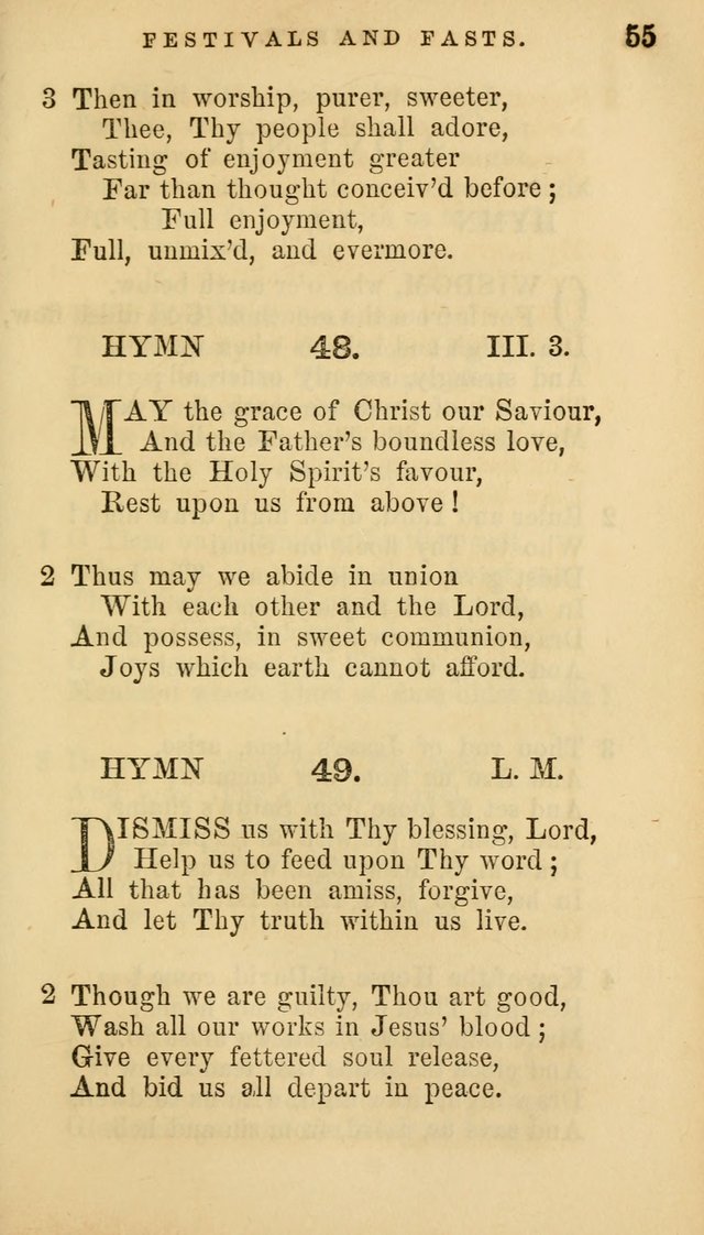 Hymns for Church and Home page 55