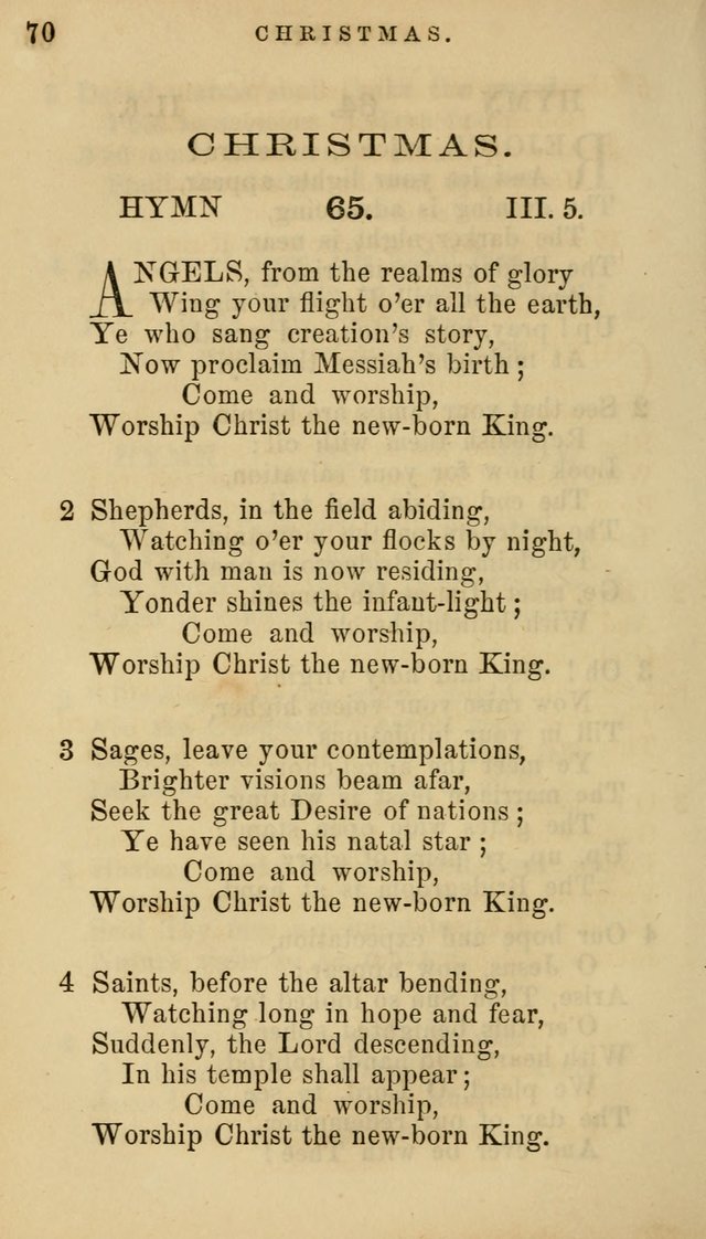 Hymns for Church and Home page 70