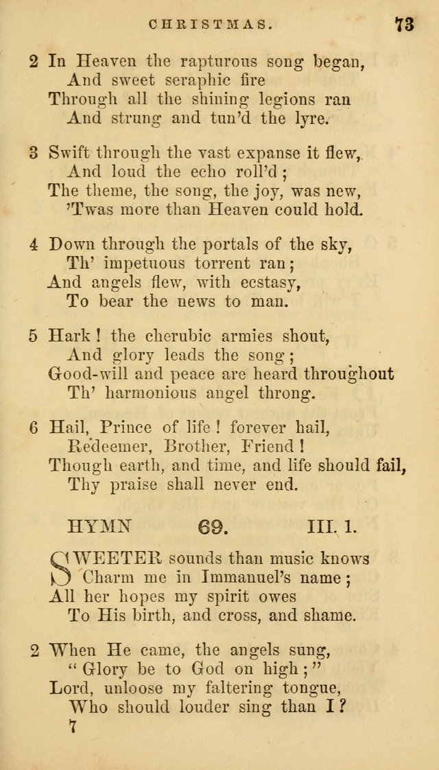 Hymns for Church and Home page 73