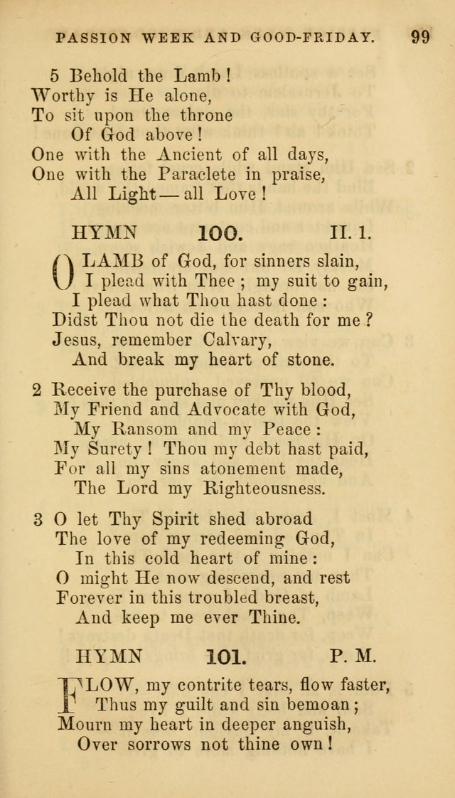 Hymns for Church and Home page 99