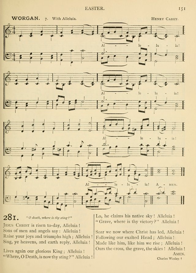 Hymns for church and home: with tunes. page 166