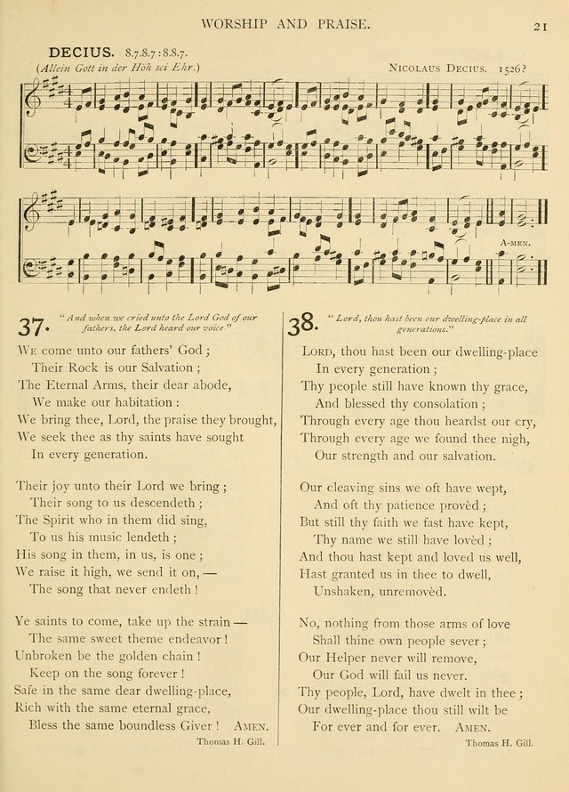 Hymns for church and home: with tunes. page 36