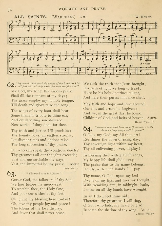 Hymns for church and home: with tunes. page 49