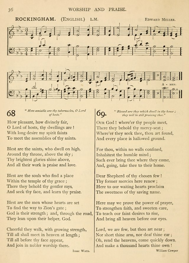 Hymns for church and home: with tunes. page 51