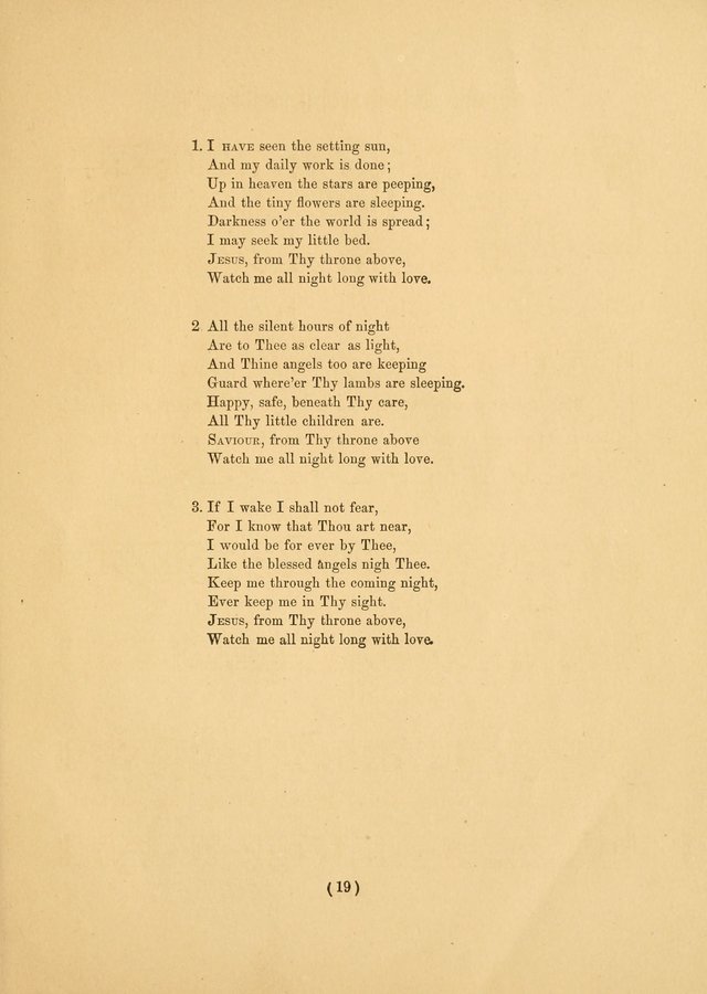 Hymns for Children (2nd ed.) page 19