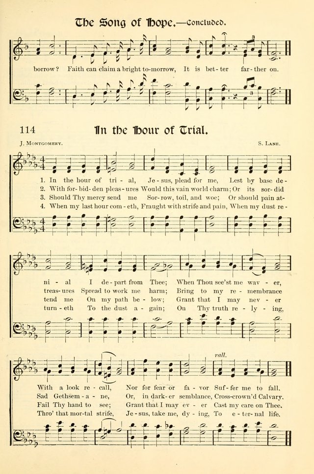Hymns of the Christian Life. No. 3: for church worship, conventions, evangelistic services, prayer meetings, missionary meetings, revival services, rescue mission work and Sunday schools page 115