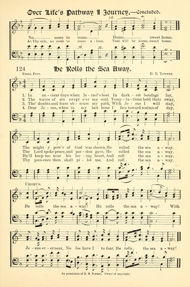 Hymns of the Christian Life. No. 3: for church worship, conventions, evangelistic services, prayer meetings, missionary meetings, revival services, rescue mission work and Sunday schools page 125