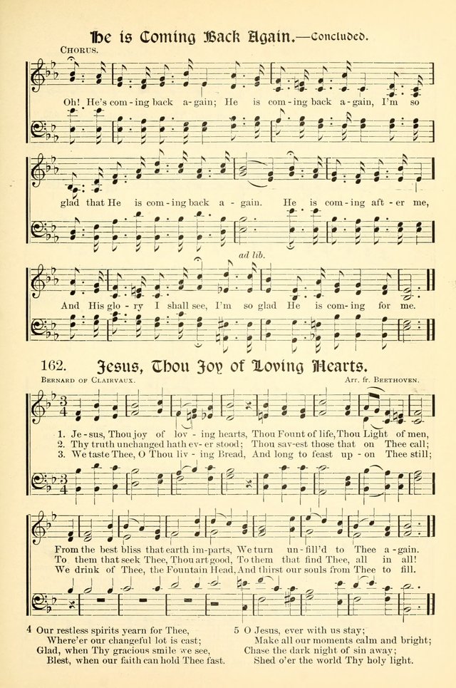 Hymns of the Christian Life. No. 3: for church worship, conventions, evangelistic services, prayer meetings, missionary meetings, revival services, rescue mission work and Sunday schools page 163