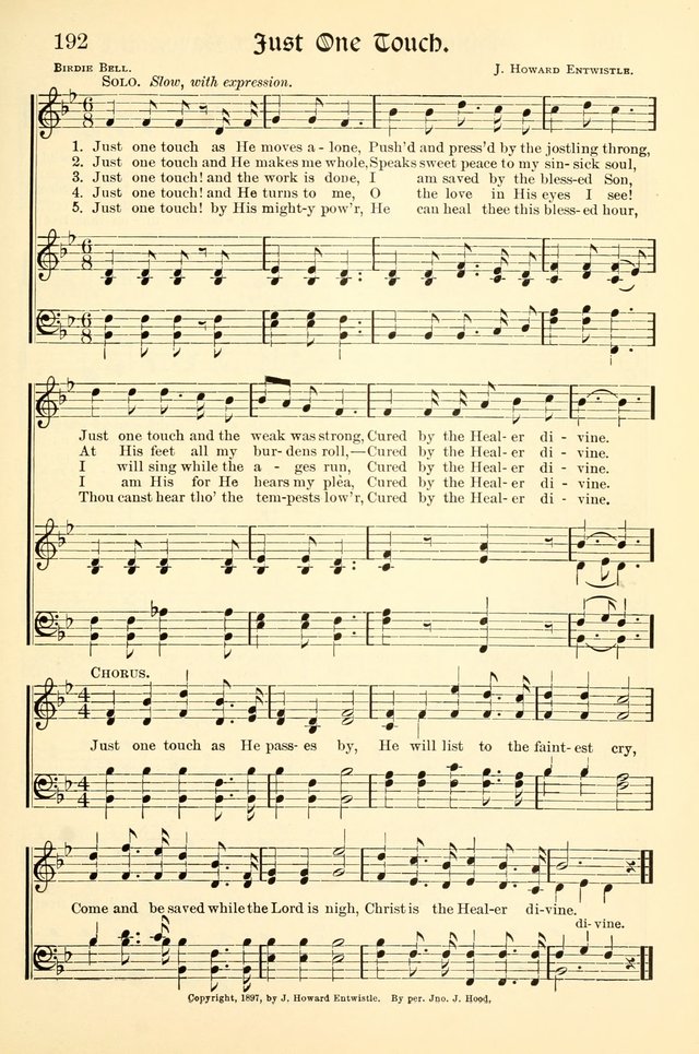 Hymns of the Christian Life. No. 3: for church worship, conventions, evangelistic services, prayer meetings, missionary meetings, revival services, rescue mission work and Sunday schools page 193