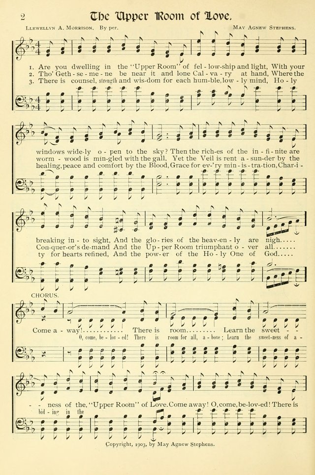 Hymns of the Christian Life. No. 3: for church worship, conventions, evangelistic services, prayer meetings, missionary meetings, revival services, rescue mission work and Sunday schools page 2