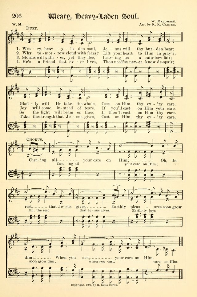 Hymns of the Christian Life. No. 3: for church worship, conventions, evangelistic services, prayer meetings, missionary meetings, revival services, rescue mission work and Sunday schools page 207